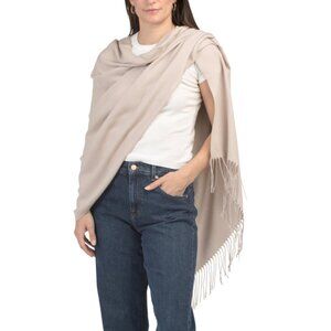 FATTORSETA Taupe Made In Italy Pashmina